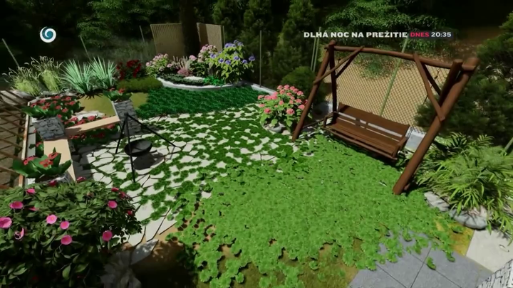 Nová záhrada - psík v záhrade